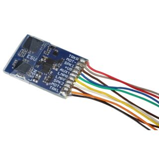 ESU 58926 - LokSound 5 Nano DCC Leerdecoder 6-pin NEM651 Retail mit Lautsprecher 11x15mm Spurweite: N TT H0