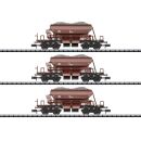 Minitrix Spur N 15465 - G&uuml;terwagen-Set MHI (DB)