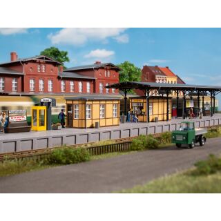 Auhagen H0 11452: Bahnhofsausstattung
