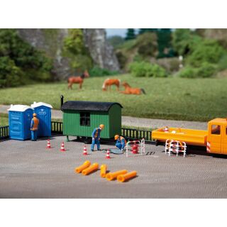 Auhagen H0 42641: Bauwagen, Mobiltoiletten