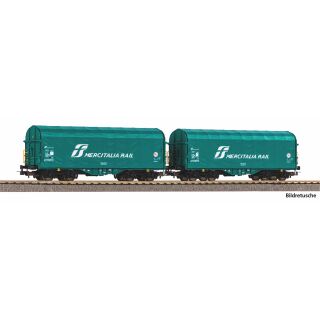 Piko H0 28345 - 2er Set Schiebeplanenwagen (FS)