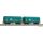 Piko H0 28345 - 2er Set Schiebeplanenwagen (FS)