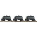 Piko Spur G 37777 - 3-er Set Kesselwagen (DB)