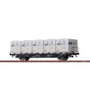 Brawa H0 49137 - Behältertragwagen BTmms58 mit Ekrt...