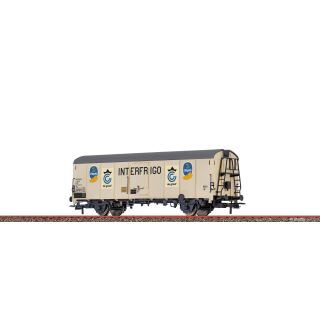 Brawa H0 51149 - Kühlwagen Ibes Chiquita / Interfrigo (NS)