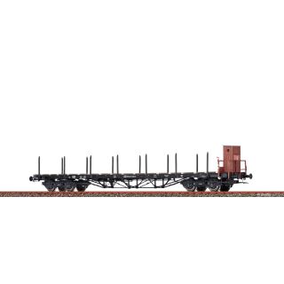 Brawa H0 51342 - Drehgestellflachwagen SSlm 16 (DB)