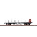 Brawa H0 51342 - Drehgestellflachwagen SSlm 16 (DB)