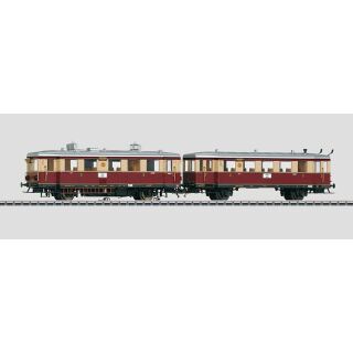 Märklin 37707 H0 - BR VT 135 & BR 140, DRG Dieseltriebwagen mit Beiwagen, gebraucht, ohne OVP