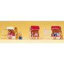Preiser 10427 Im Strandkorb Figuren Spur H0