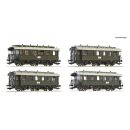 Roco H0 6200296 - 4-tlg. Set: Personenwagen (DRG)