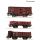 Roco H0 6600470 - 3-tlg. Set: Güterwagen (DRG)