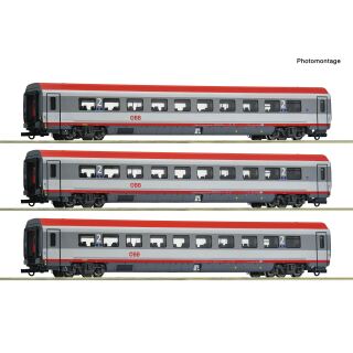 Roco H0 6200273 - 3-tlg. Set: Modularwagen 2. Klasse (ÖBB)