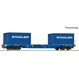 Roco H0 6600500 - Containertragwagen (STADLER RAIL)