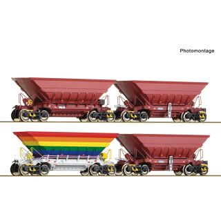 Roco H0 6600385 - 4-tlg. Set 1: Erzwagen (LKAB)