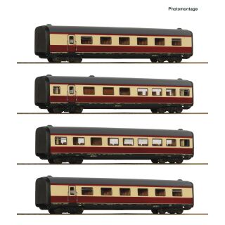 Roco H0 7720026 - 4-tlg. Set: Mittelwagen zum VT BR 601 AC Digital (DB)