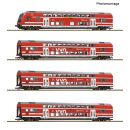 Roco H0 6210319 - 4-tlg. Set: Doppelstockwagen Digital...