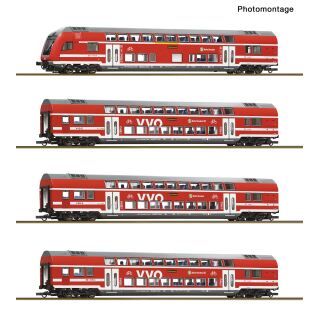 Roco H0 6220319 - 4-tlg. Set: Doppelstockwagen AC Digital (DB AG)