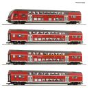 Roco H0 6220320 - 4-tlg. Set: Doppelstockwagen AC Digital...