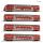 Roco H0 6220320 - 4-tlg. Set: Doppelstockwagen AC Digital (DB AG)