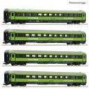 Roco H0 6200267 - 4-tlg. Set: Reisezugwagen (Flixtrain)