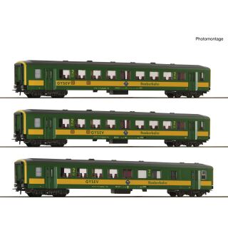 Roco H0 6200086 - 3-tlg. Set: Schlierenwagen (Gysev)