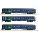 Roco H0 6200262 - 3-tlg. Set: Reisezugwagen (SJ)