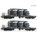 Roco H0 6600383 - 2-tlg. Set: Staubsilowagen (ÖBB)