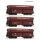 Roco H0 6600230 - 3-tlg. Set: Selbstentladewagen (VIGIER CEMENT)