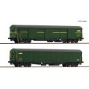 Roco H0 6600241 - 2-tlg. Set: Paket-Postwagen (PTT)