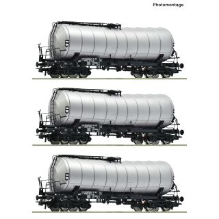 Roco H0 6600392 - 3-tlg. Set: Knickkesselwagen (DR)