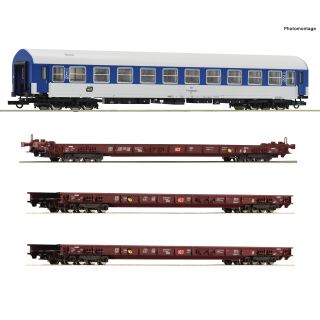 Roco H0 6600227 - 4-tlg. Set: Rollende Landstraße (DB AG)