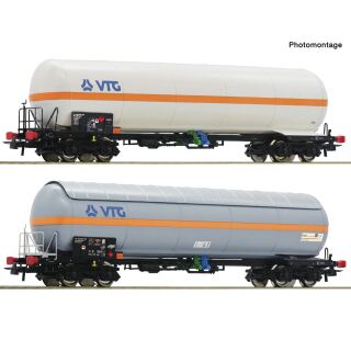 Roco H0 6600450 - 2-tlg. Set: Druckgaskesselwagen (VTG)