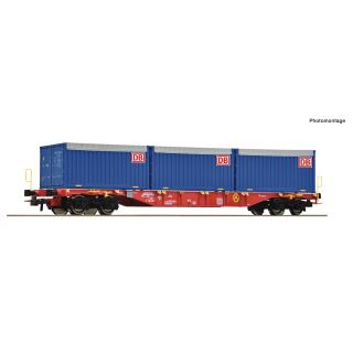 Roco H0 6600307 - Containertragwagen (DB AG)