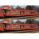 Roco H0 6600409 - 2-tlg. Set: Autotransportwagen (DB AG)