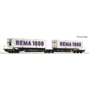 Roco H0 6600369 - Doppeltaschen-Gelenkwagen T2000 (CARGONET)