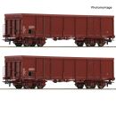 Roco H0 6600381 - 2-tlg. Set: Offene Güterwagen (SNCF)
