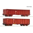 Roco H0 6600480 - 2-tlg. Set: Offene Güterwagen (MAV)