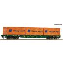 Roco H0 6600127 - Containertragwagen (Gysev)