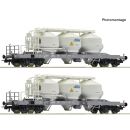 Roco H0 6600474 - 2-tlg. Set: Staubsilowagen (PULTRANS)