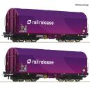 Roco H0 6600380 - 2-tlg. Set: Schiebeplanenwagen...