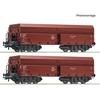 Roco H0 6600469 - 2-tlg. Set: Selbstentladewagen (PKP)