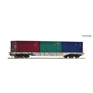 Roco H0 6600448 - Containertragwagen Cargo (ZSSK)