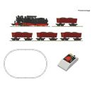 Roco H0e 5140001 - H0e Analog Start Set: Dampflok mit...