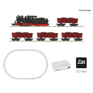 Roco H0e 5130001 - Z21 START newGen Digitalset: H0e-Dampflok mit Lorenzug (APP only) Sound (Privat)