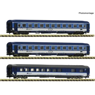 Fleischmann Spur N 6260120 - 3-tlg. Set: Eurofima-Wagen (CD)
