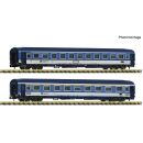 Fleischmann Spur N 6260121 - 2-tlg. Set: Eurofima-Wagen (CD)