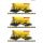 Fleischmann Spur N 6660174 - 3-tlg. Set: Schotterwagen Bahnbau Gruppe (DB)
