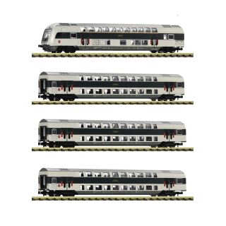 Fleischmann Spur N 6270130 - 4-tlg. Set: Doppelstockwagen Digital (DSB)