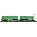Fleischmann Spur N 6660214 - Doppeltaschen-Gelenkwagen...