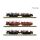 Fleischmann Spur N 6660206 - 3-tlg. Set 1: Stahlzug (DB AG)